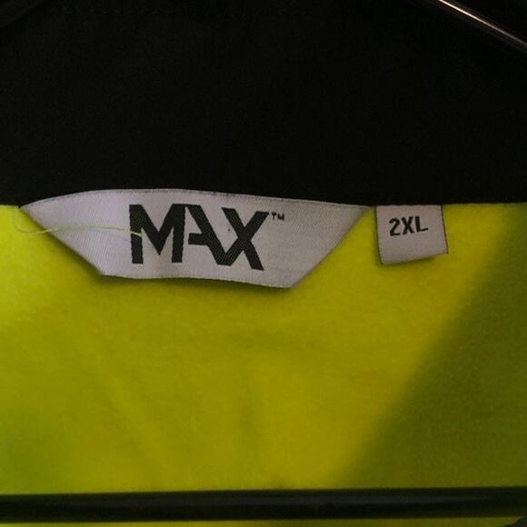 Max Mens Jacket Yellow Black Andersen Construction Workwear PPE 2XL - Picture 5 of 11